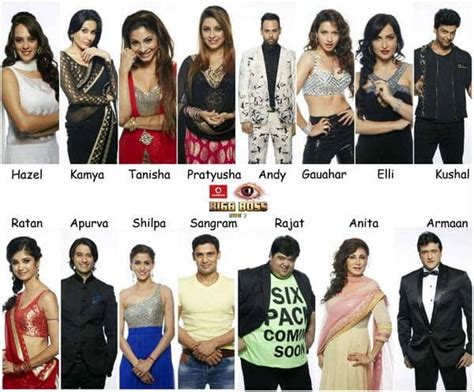 Bigg Boss 8 Contestants