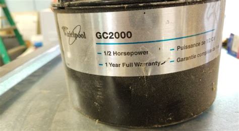 Whirlpool GC2000 Garbage Disposal How to & Troubleshooting Guide - The ...