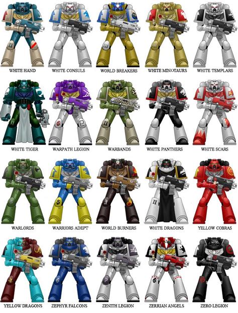 the different types of robots that are in each color and size, with ...