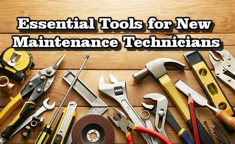 tools for maintenance technicians - HOME