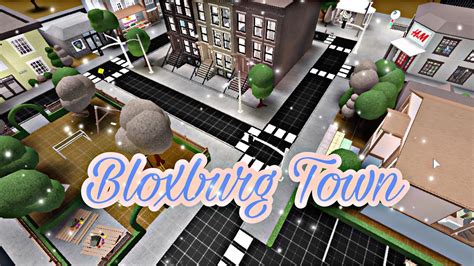 My Bloxburg Town||tour! - YouTube