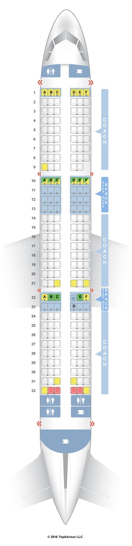 SeatGuru Seat Map JetBlue