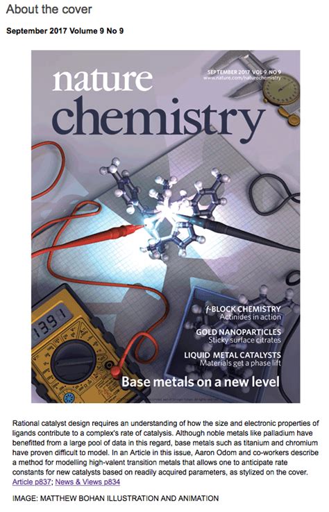 Nature Chemistry Cover Art « Bohan Art