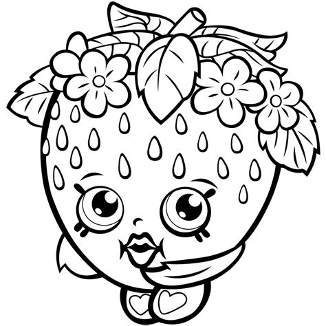 40 Printable Shopkins Coloring Pages