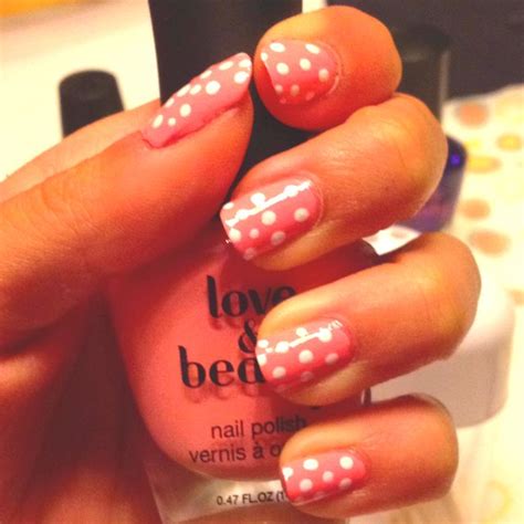 Pink and white polka dot nails! | Nails, Sassy nails, Pink nails