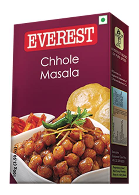 Everest Chhole Masala, Packaging Size: 100 g, Packaging Type: Box at Rs ...