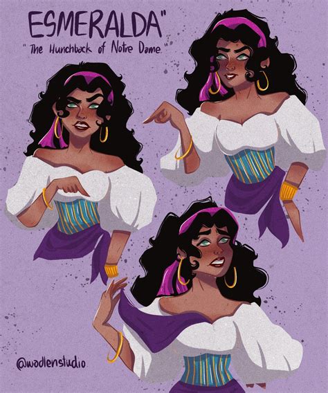 Esmeralda from The hunchback of Notre Dame.