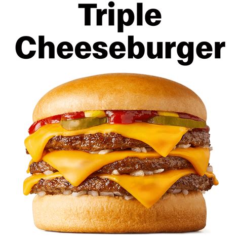 Triple Cheeseburger | McDonald's Australia