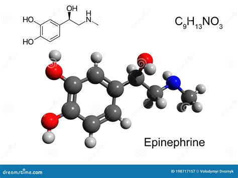 Chemical Structure Of Epinephrine