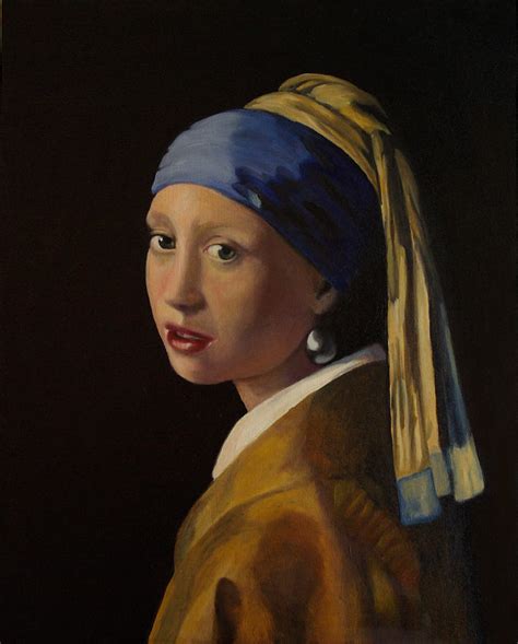 Girl with Pearl Earring Painting by L Antram - Fine Art America