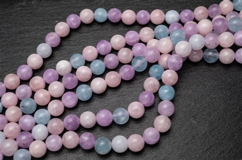 4 Sizes Mix of Colored Gemstone Beads Rose Quartz Amethyst - Etsy