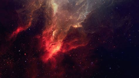 Red Nebula Wallpaper