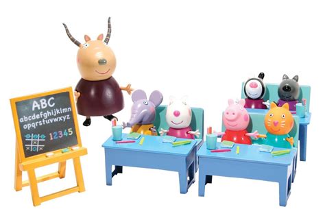 Peppa Pig Classroom Play Set 7 Characters (Toys) (New) | eBay