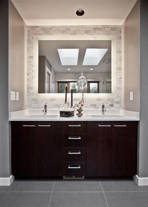 Image result for bathroom with dark gray floors | Bathroom vanity ...