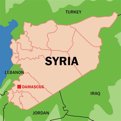 Syria Political Map