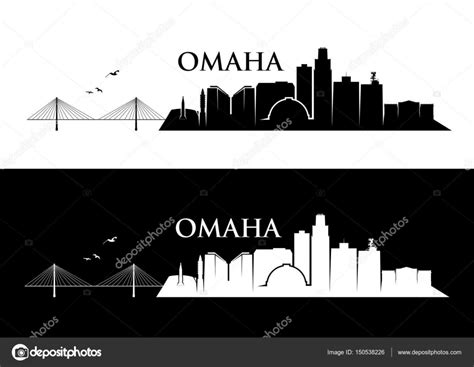 Omaha city skyline — Stock Vector © I.Petrovic #150538226