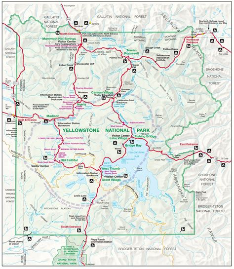 Yellowstone National Park Usa Map – Topographic Map of Usa with States