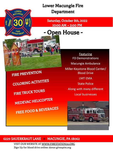 ANNUAL OPEN HOUSE & FIRE PREVENTION DAY – SATURDAY, OCTOBER 8TH, 2022 ...