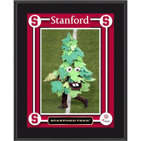 Stanford Cardinal 10.5" x 13" Stanford Tree Mascot Sublimated Plaque