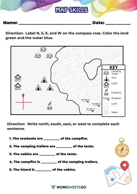 Map Skills Worksheets | WorksheetsGO