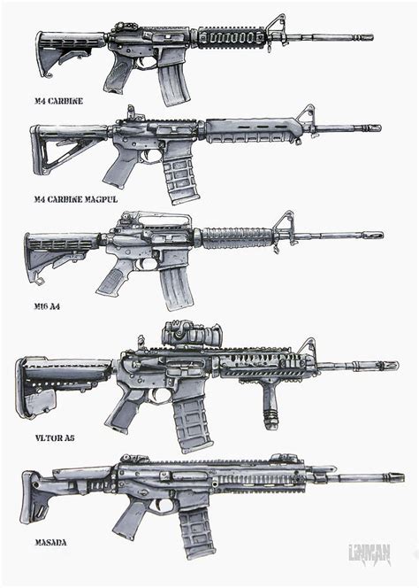 M4 Carbine Drawings