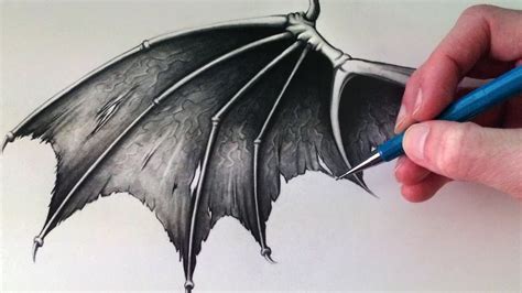 How to Draw a Demon Wing - YouTube