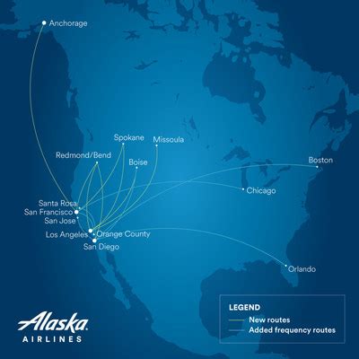 Map Of Alaska Airlines Flights - Willy Julietta