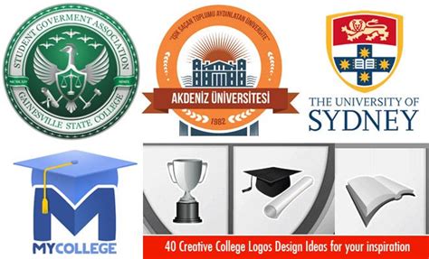 40 Creative College Logos Design Ideas for your inspiration | College ...