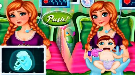 Disney Frozen Games - Anna Baby Birth - Disney Princess Games for Girls ...