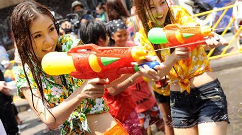 Songkran Festival in Bangkok Thailand - The World's Largest Water Fight ...