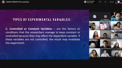 [29/10/2020] Research - Types of Experimental Variables - YouTube