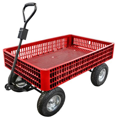 Garden Utility Cart, Red, Garden Wagon | Agri Supply # 72490