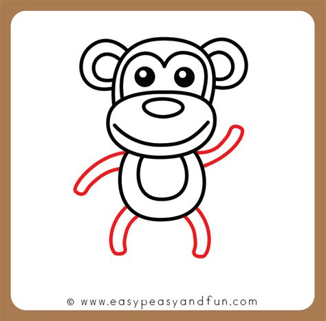 Easy Monkey Drawing Pictures / How to draw a monkey step by step for ...