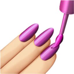 Nail Polish: Light Skin Tone Emoji (U+1F485, U+1F3FB)