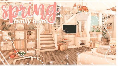 bloxburg | aesthetic spring home | cxvixella♡ - YouTube | Preppy house ...