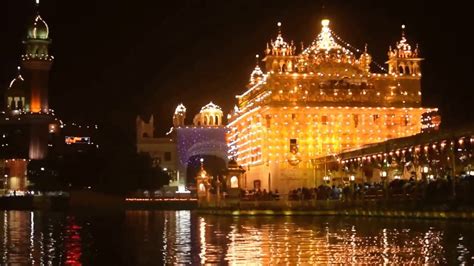 GOLDEN TEMPLE Night View on diwali - YouTube