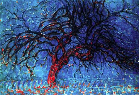 Piet Mondrian Paintings Tree