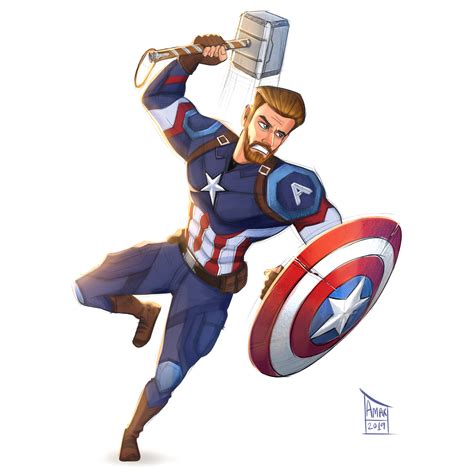 Amar Gupta - Captain America Fan Art