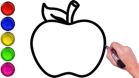 Apple Cartoon Cute Little Drawings Easy Drawings Cute Easy Drawings ...