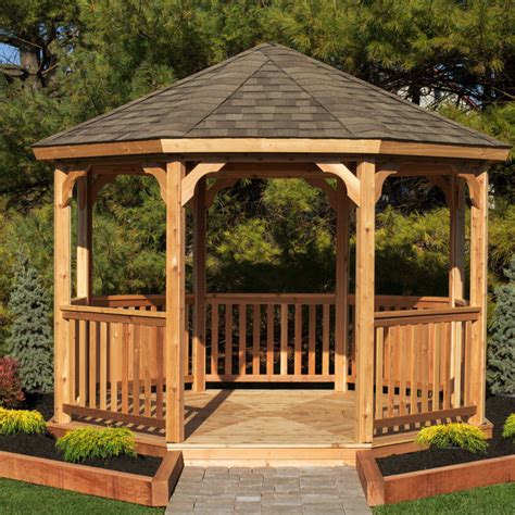 YardCraft 12 Ft. W x 12 Ft. D Solid Wood Patio Gazebo & Reviews | Wayfair