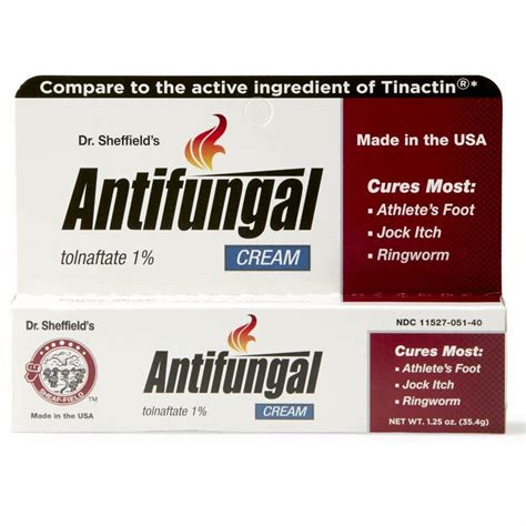 Dr. Sheffield Antifungal Cream Tolnaftate 1% 1.25oz 1Ct