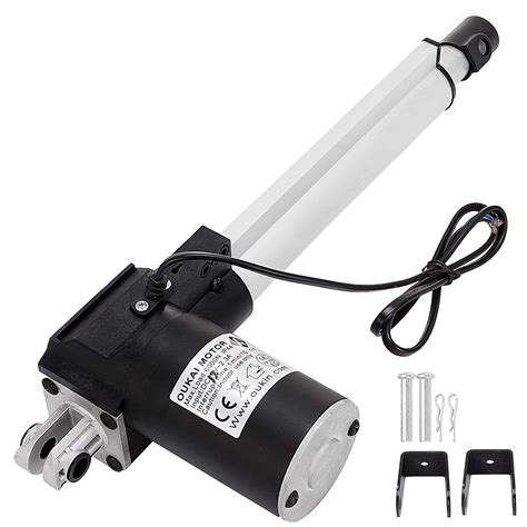 Buy VEVOR 12V DC 150 mm Stroke Linear Actuator ing Bracket Heavy Duty ...