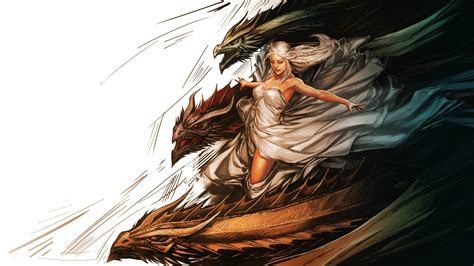 Game Of Thrones, Dragon, Daenerys Targaryen Wallpapers HD / Desktop and ...