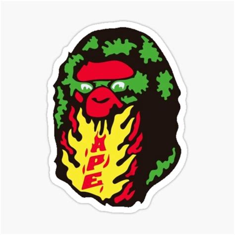 Bape Blue Camo Stickers | Redbubble