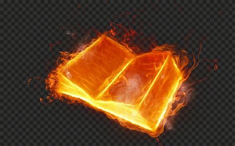 HD Fire Burning Book Effect PNG | Original image, Png, Fire