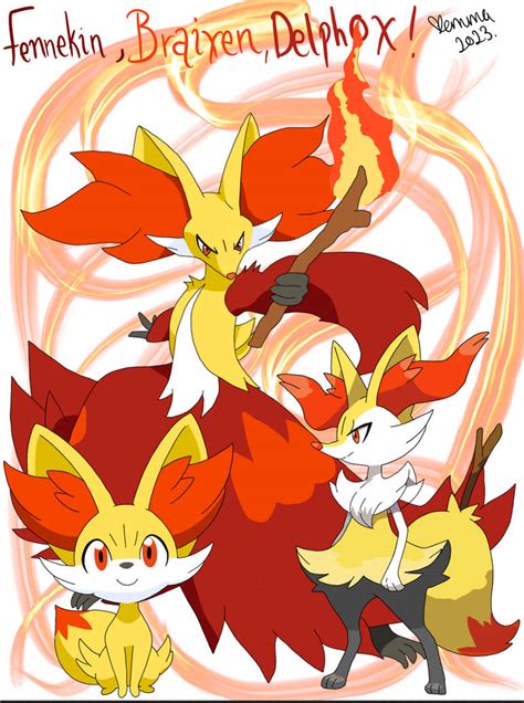 Fennekin evolution by yumiOkami on DeviantArt