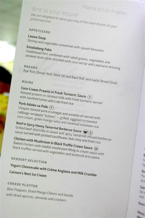 Philippine Airlines Presents New Menu by Chef Fernando Aracama - Karen MNL