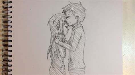 how to draw an anime couple kissing - tattooplacesingastonia