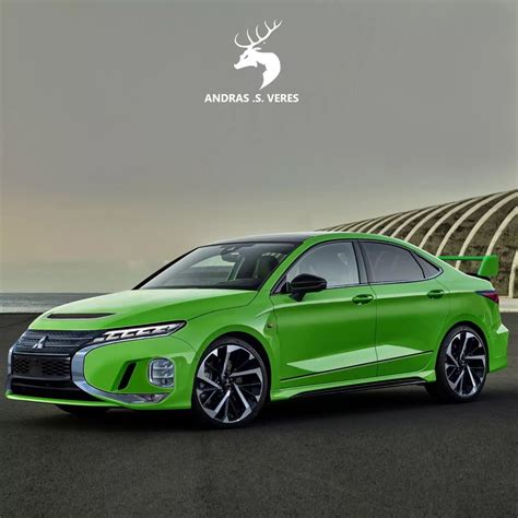 2023 Mitsubishi Lancer EVO XI Steps Into the Rendering Building as a ...