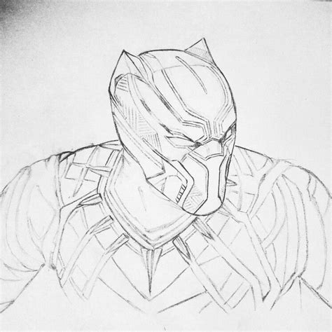 Black Panther Marvel Art Drawings, Avengers Drawings, Drawing ...